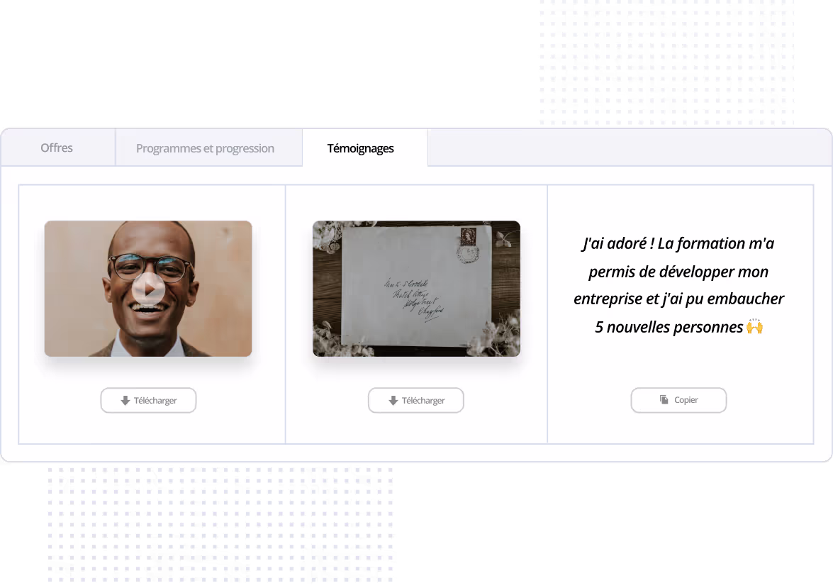 Témoignages sur Eceams